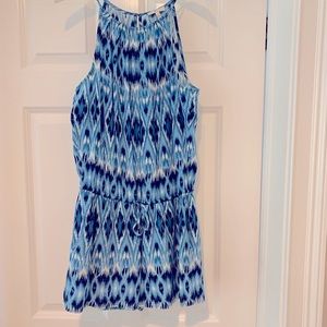 Joie Ikat Silk Romper size xs
